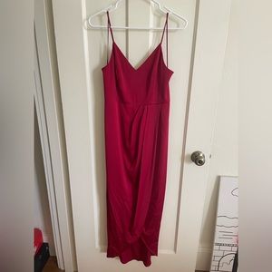 Red Holiday/Wedding Guest Dress